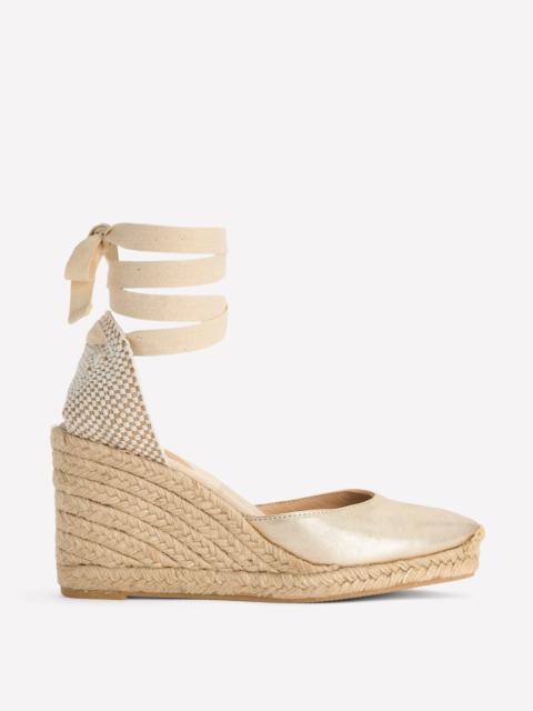 BODEN Cassie high wedge espadrille-Gold