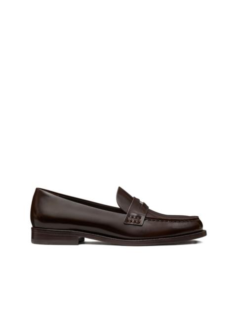 TORY BURCH penny leather loafers