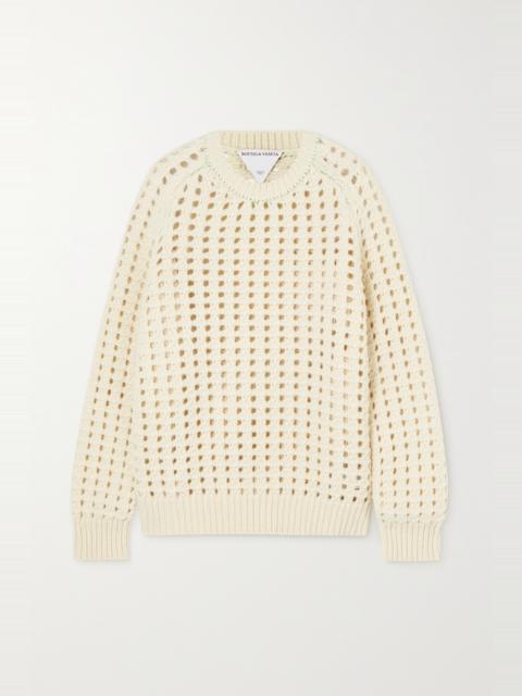 Bottega Veneta Open-knit wool sweater