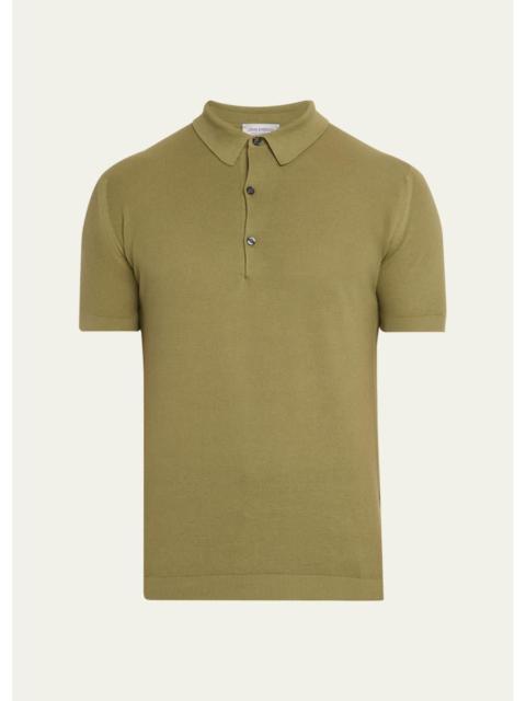 JOHN SMEDLEY Men's Roth Cotton Polo Shirt