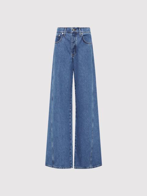 ST. AGNI Low Rise Jeans - Denim Blue
