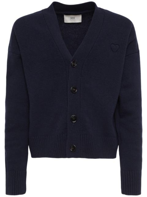 Adc logo wool cashmere cardigan