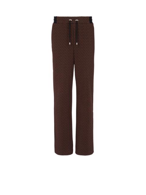 Balmain Monogrammed pyjama-style trousers
