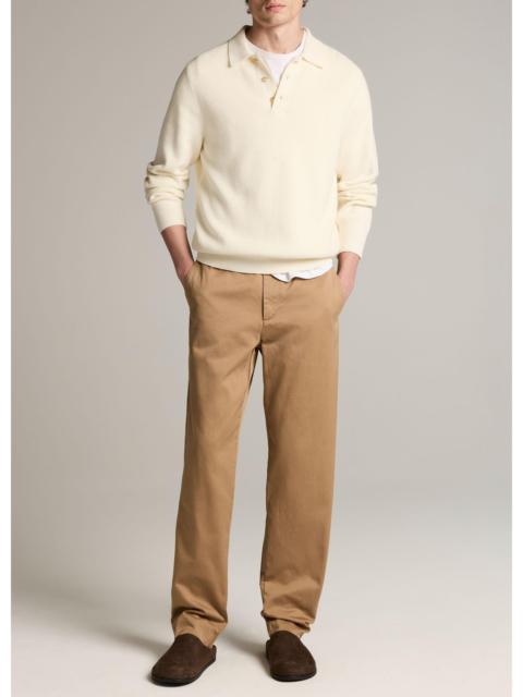 Vince Owen Athletic Brushed Cotton Twill Chino