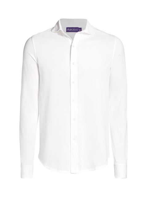 Ralph Lauren Men's Down Collar Shirt - White