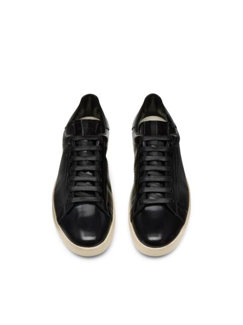 TOM FORD HIGH SHINE LEATHER WARWICK SNEAKER