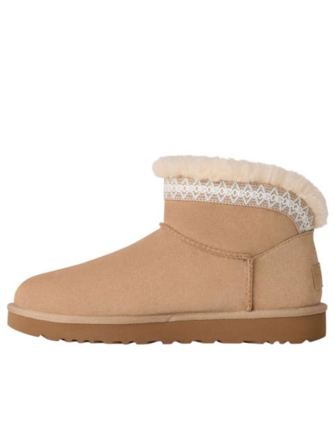 UGG (WMNS) UGG Classic Ultra Mini Taslyn-Snow Boots 'Sand' 1174496-SAN