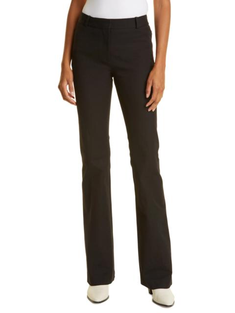 FRAME Le High Flare Stretch Cotton Trouser Pants
