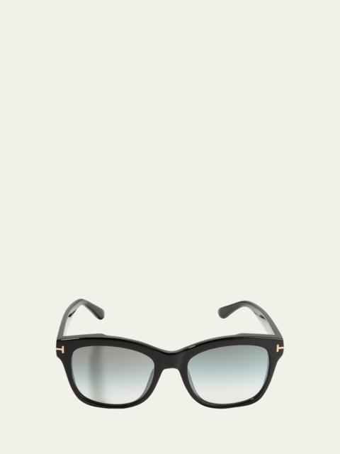 TOM FORD Gradient Square Acetate Sunglasses