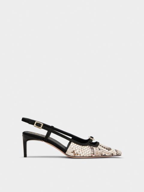 Roger Vivier Viv' Canard Slingback Pumps in leather