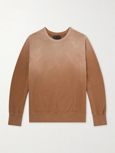 LES TIEN Heavyweight Structured-Fleece Cotton-Jersey Raglan Sweatshirt