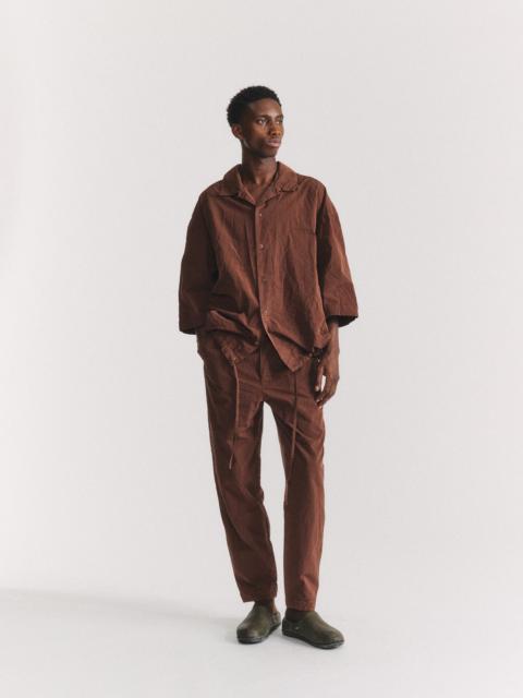 CASEY/CASEY MILI HIROSHI PANT - PAPER COT - BROWN