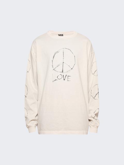 Love Long-sleeve Tee White