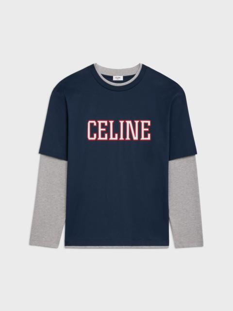 CELINE celine loose t-shirt in cotton jersey