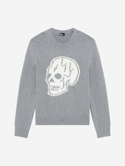The Kooples DARK GREY SKULL SWEATER