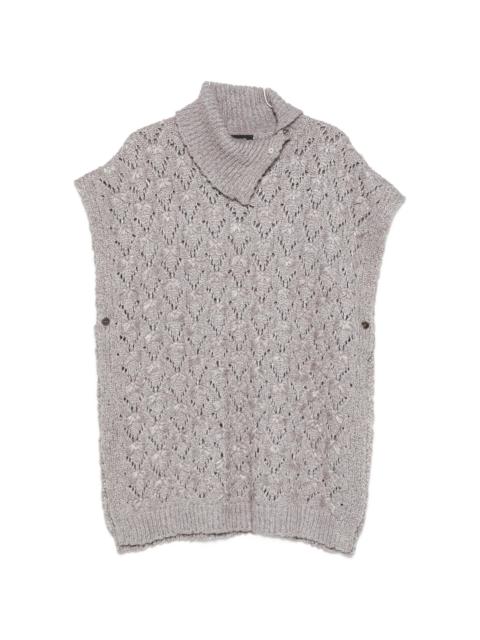 FABIANA FILIPPI Fabiana Filippi Open-knit Poncho
