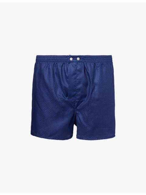Derek Rose Lombard Classic-Fit Cotton Boxer Shorts