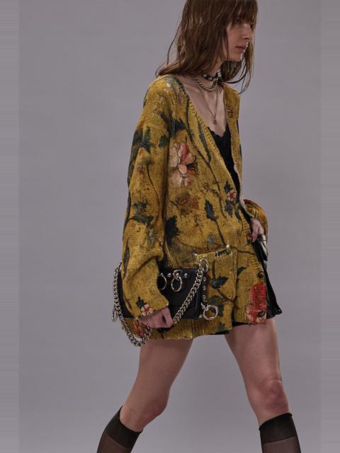 R13 PRINTED BOYFRIEND CARDIGAN