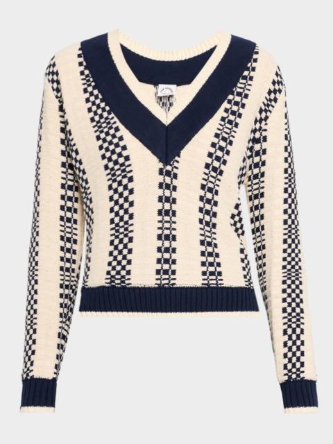 THE UPSIDE Sonny V-Neck Sweater