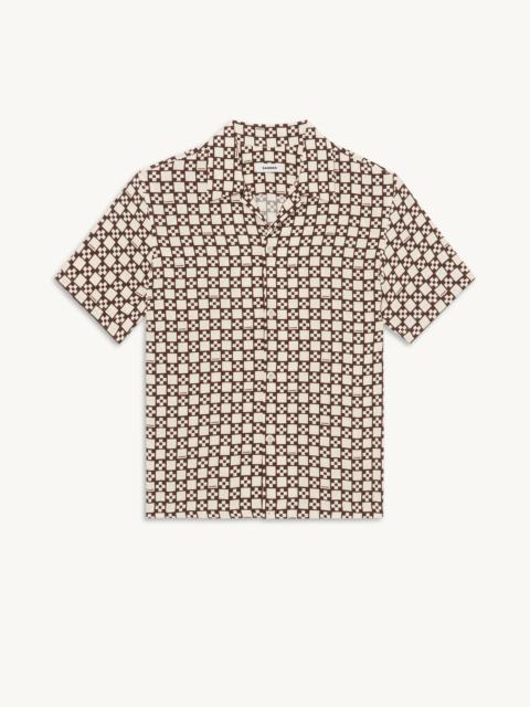 Sandro Printed flowing shirt