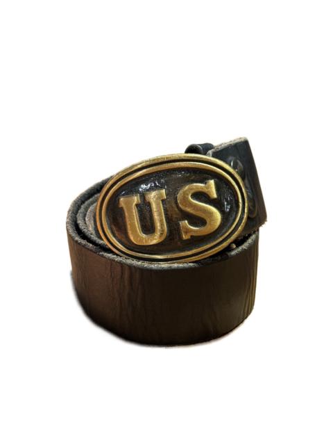 FORTELA buckled leather belt