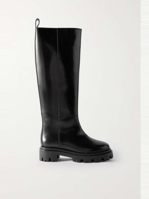Cener leather knee boots