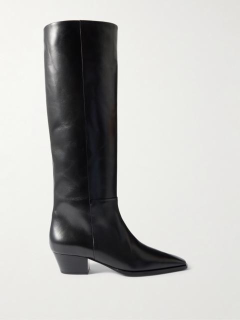 Aeyde Medea Leather Knee Boots