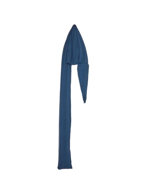 Pleats Please Issey Miyake Navy Fold Hood Scarf