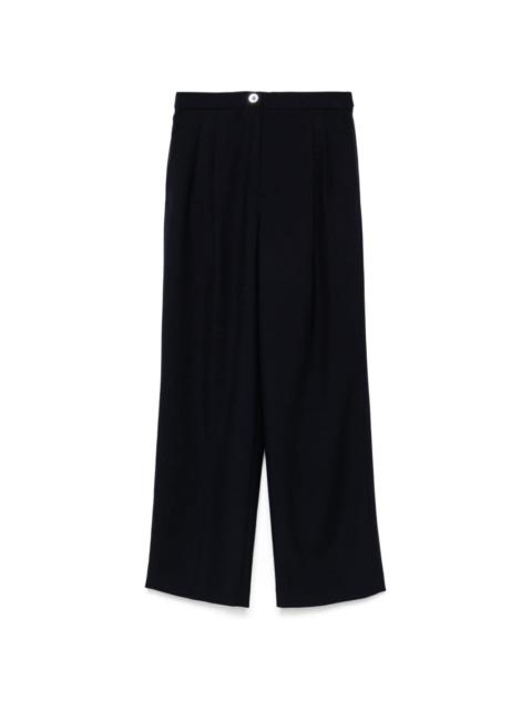 pleated trousers