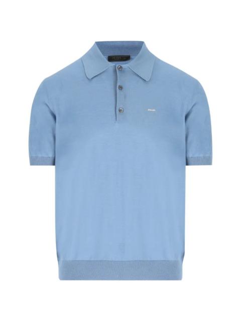 Prada Superfine Wool Polo Shirt