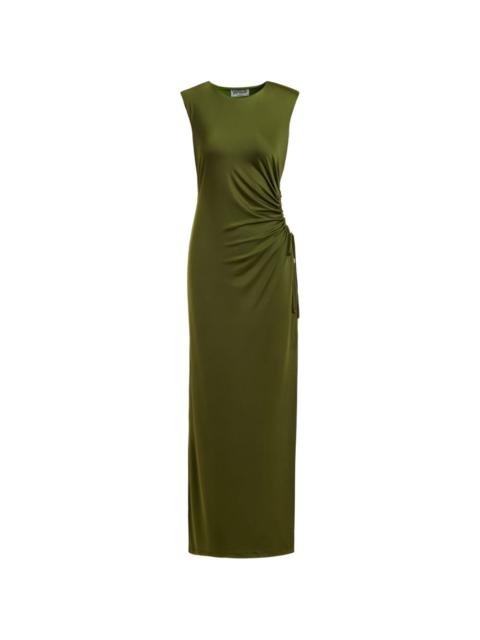 ESSENTIEL ANTWERP ruched-detail sleeveless maxi dress