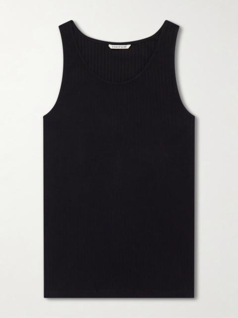 A KIND OF GUISE Tomaso Ribbed Stretch-Cotton Jersey Tank Top