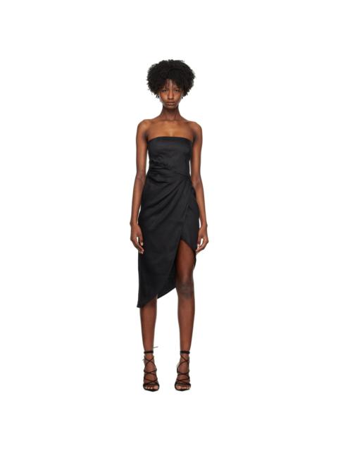 GAUGE81 Black Lica Midi Dress