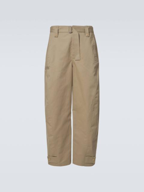 Lemaire Twisted cotton and linen twill pants