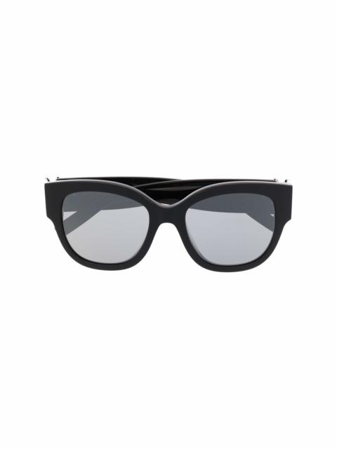 SAINT LAURENT oversize cat-eye frame sunglasses