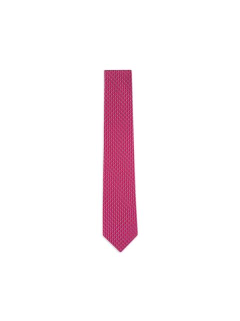 FERRAGAMO tennis-print silk tie