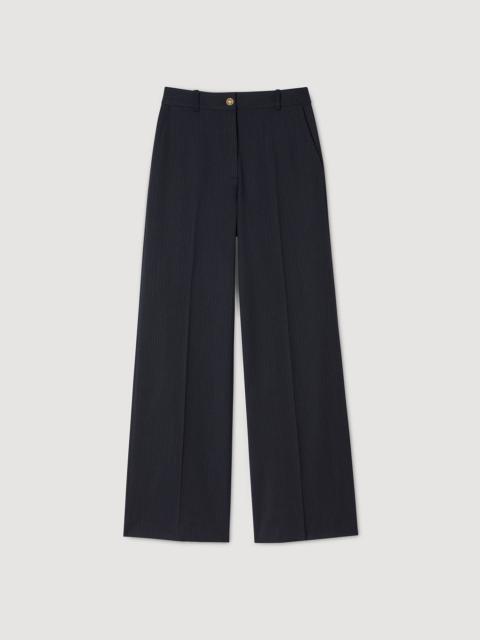Sandro CHALK-STRIPED TROUSERS