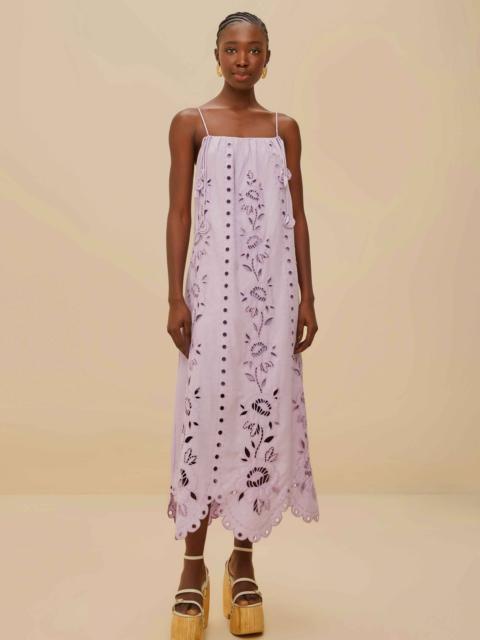 FARM RIO Lilac Richelieu Lenzing™ Ecovero™ Euroflax™ Maxi Dress