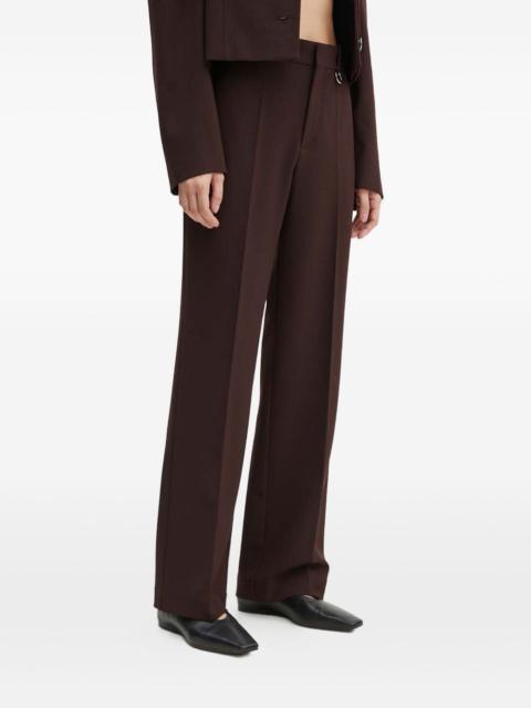 AERON pinstripe ring-detail trousers