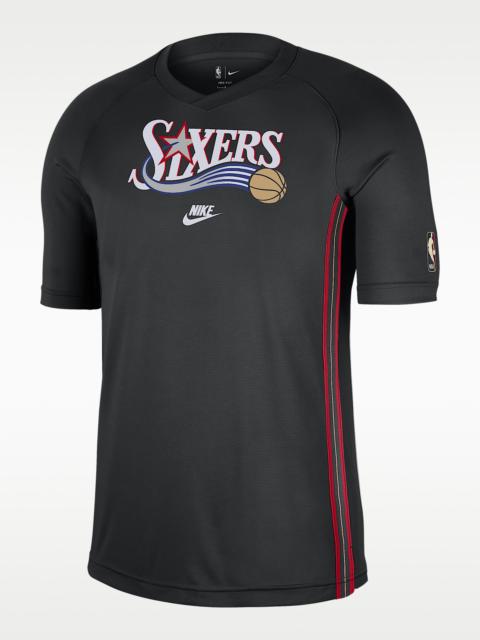 Nike Philadelphia 76ers 2025/26 Hardwood Classics Men's Nike NBA Dri-FIT Short-Sleeve Top