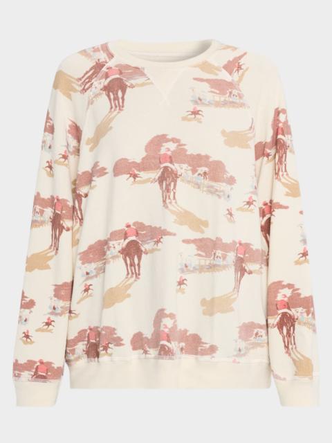 THE GREAT. The Slouch Cotton Sweatshirt