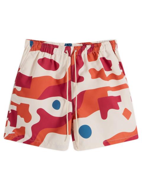 by Parra By Parra Abstract Mountain Swim Shorts
