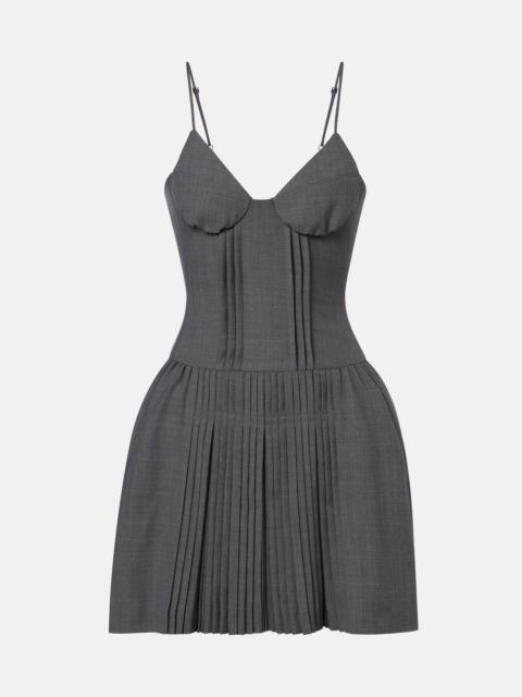 SHUSHU/TONG Pleated minidress