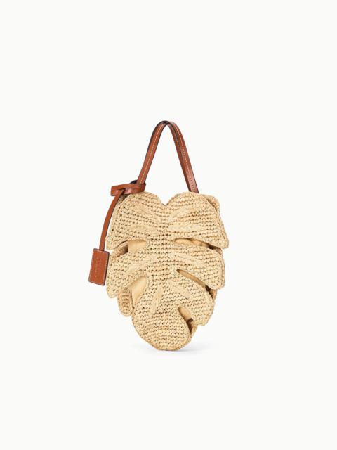 STAUD STAUD PALM RAFFIA BAG NATURAL TAN
