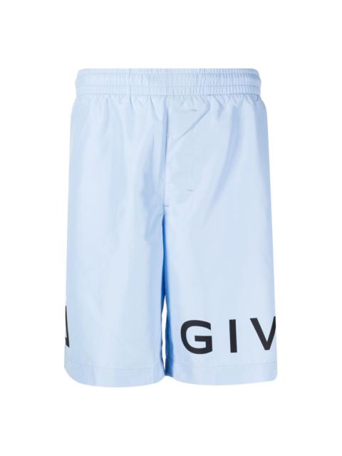 Givenchy logo-print swim shorts