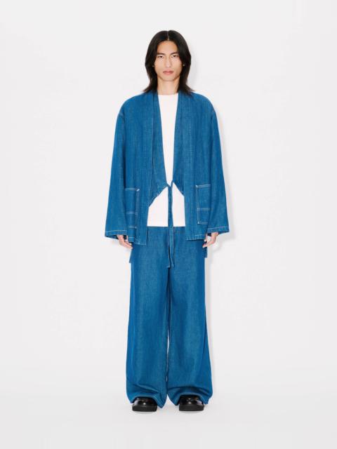 KENZO Kimono jacket in japanese linen denim
