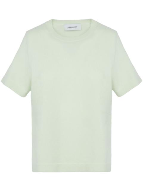 Yves Salomon fine-knit T-shirt