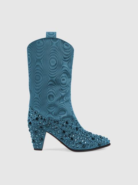Women's boot with crystals