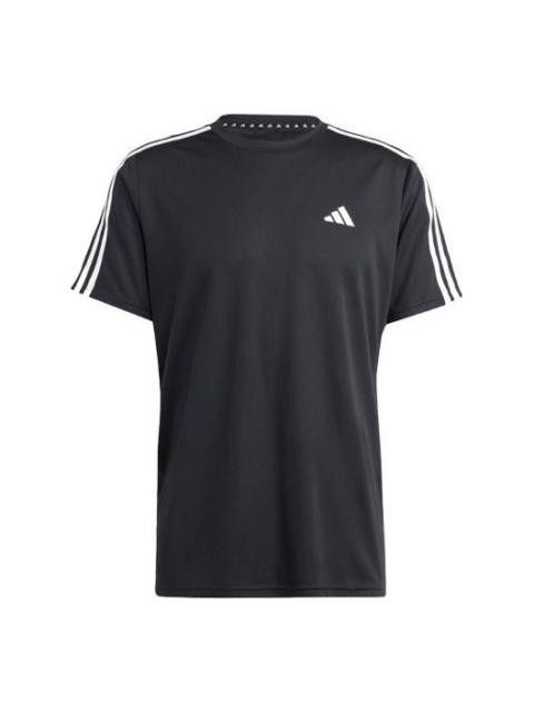 adidas Essentials 3-Stripes Training T-Shirt 'Black' IB8150