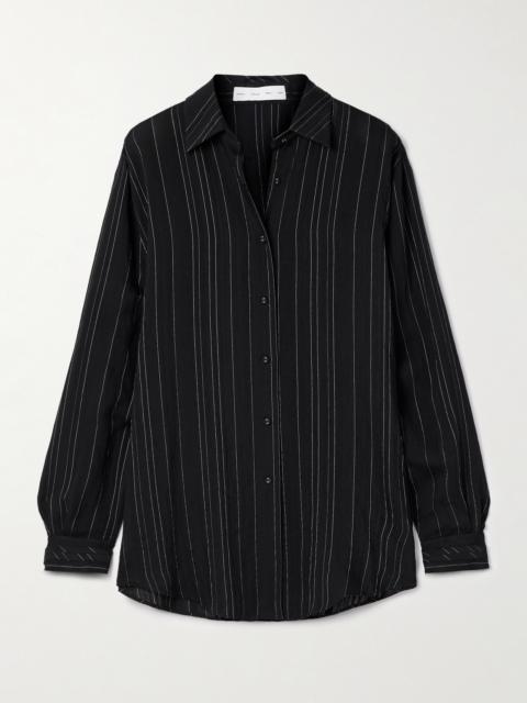 Proenza Schouler Raven Striped Voile Shirt